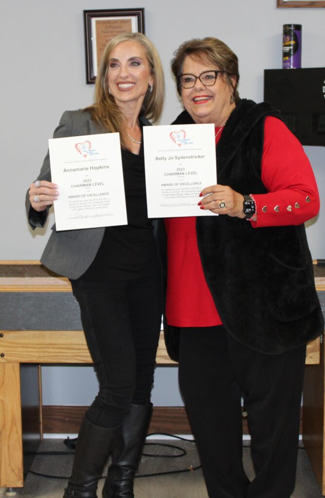 Award Winners Heart of Missouri Board of Realtors